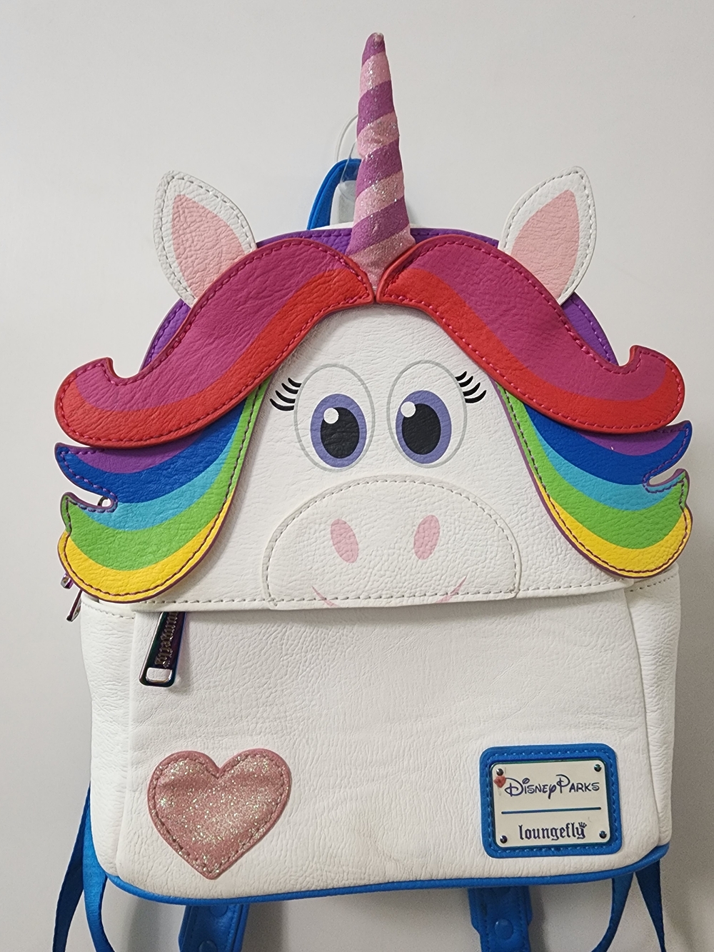Disney Parks Loungefly Unicorn Rainbow Mini Backpack Park Exclusive - Picture 7 of 11